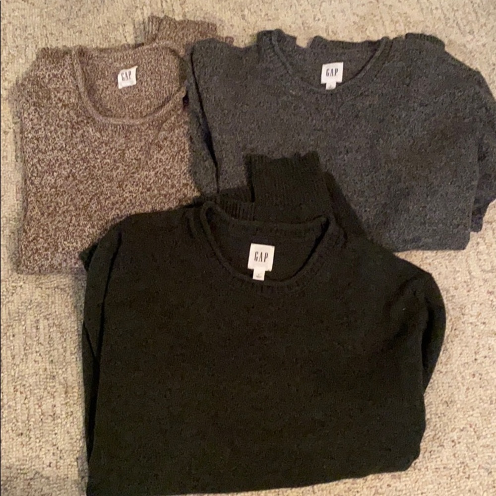 3 Gap Sweaters